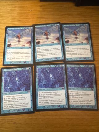Lote 6 Cartas Magic: Soñador y Muro Nebuliforme