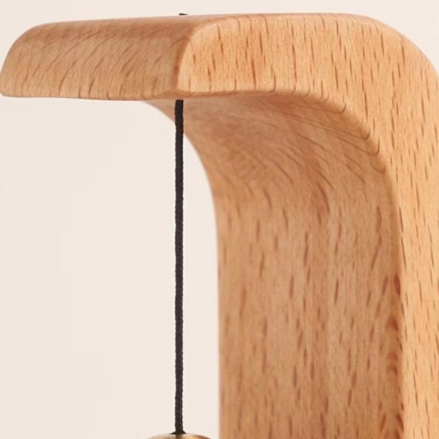 CAMPANA DE VIENTO JAPONESA DE MADERA Y LATÓN