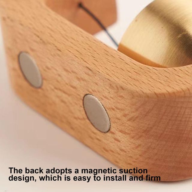 CAMPANA DE VIENTO JAPONESA DE MADERA Y LATÓN