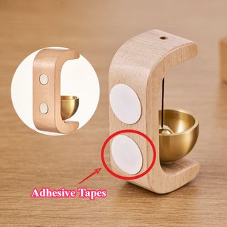 CAMPANA DE VIENTO JAPONESA DE MADERA Y LATÓN