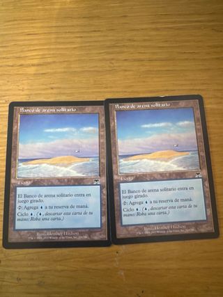 Pack 2 Cartas Magic Banco de Arena Solitario