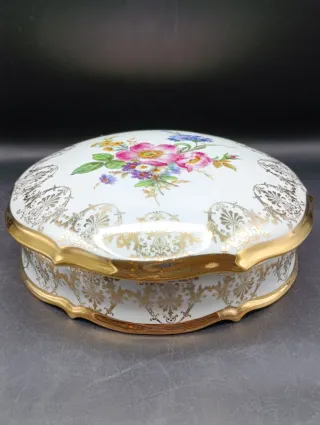 Caja porcelana francesa Limoges
