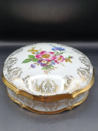 Caja porcelana francesa Limoges