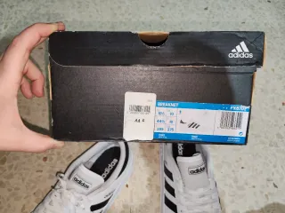 Tenis Adidas Hombre Blancos y Negros