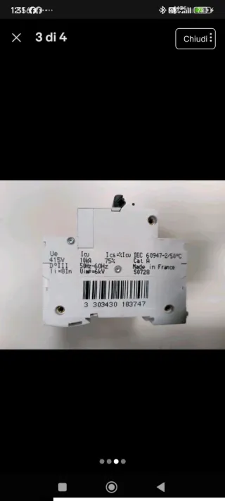 Magnetotermico Trifase C120N Merlin Gerin