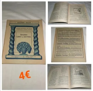 AÑOS 30, 40 Lote 6 libros antiguos enseñanza