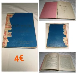 AÑOS 30, 40 Lote 6 libros antiguos enseñanza