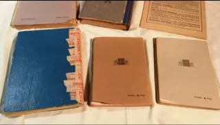 AÑOS 30, 40 Lote 6 libros antiguos enseñanza