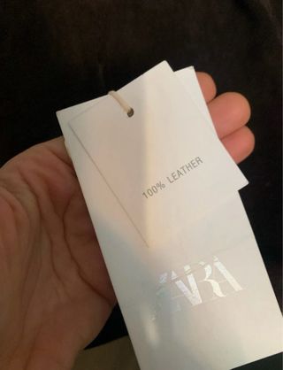 Falda Zara Ante Viral Marrón