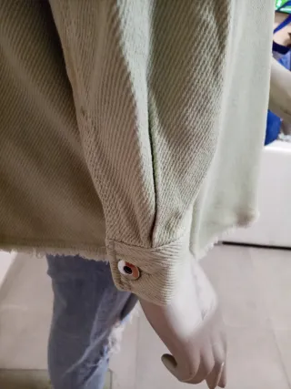 Chaqueta vaquera Zara verde