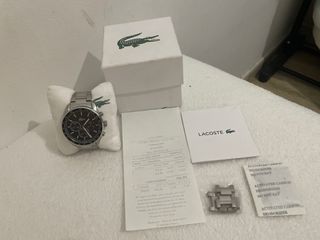 Reloj Lacoste cronógrafo de acero *con garantía*