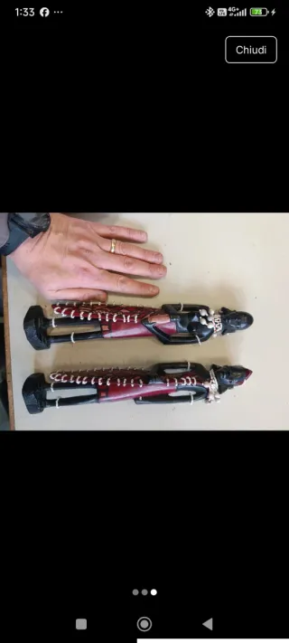 Coppia Statuette Masai