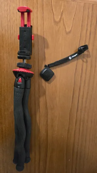 Tripode Fotopro Flexible Negro/Rojo