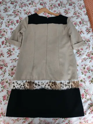 Vestido Vilagallo Talla 42 Negro