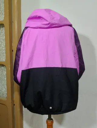 Sudadera Mujer Talla L Rosa y Negra