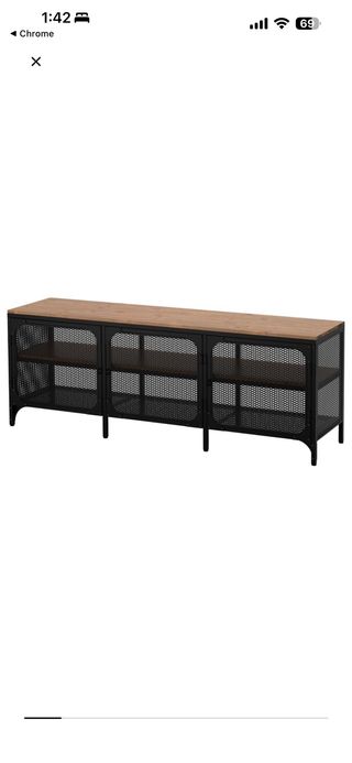 Mueble TV madera y metal