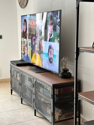 Mueble TV madera y metal