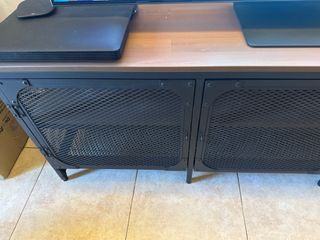 Mueble TV madera y metal