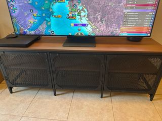 Mueble TV madera y metal