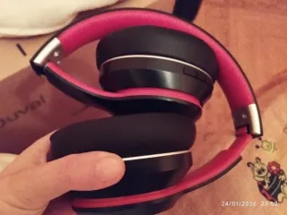 Cascos Lenovo Negros y Rosas Plegables nuevos