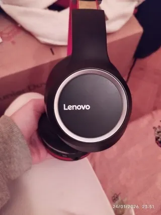 Cascos Lenovo Negros y Rosas Plegables nuevos
