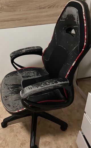 Silla gamer escritorio negra