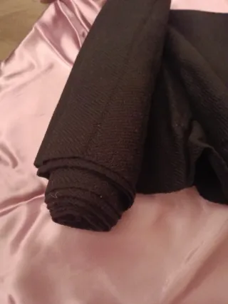 Fajín negro con flecos