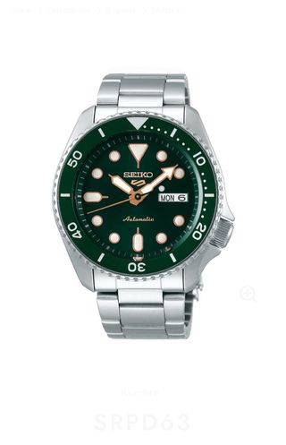 Seiko 5 Sports SKX Reloj Automático Verde
