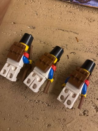 Lego Piratas pi061 Soldado Imperial x3