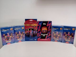 Lote Cajas Barcelona Topps y Daka