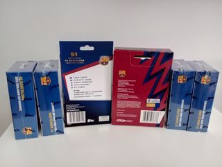 Lote Cajas Barcelona Topps y Daka