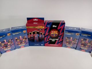 Lote Cajas Barcelona Topps y Daka