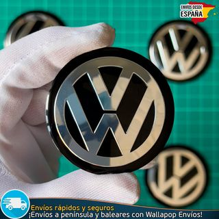 X4 Emblemas Volkswagen 50mm Pegatinas Tapacubos