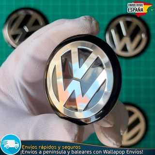 X4 Emblemas Volkswagen 50mm Pegatinas Tapacubos