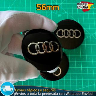 X4 Emblemas Audi 56mm Pegatinas Tapacubos Llantas