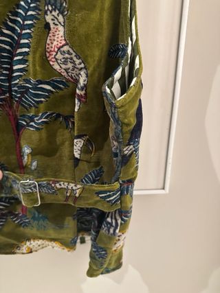 Chaleco terciopelo selva