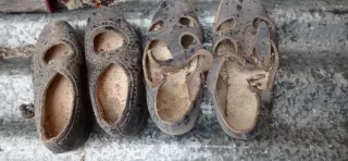 Scarpe vintage da  bambino. 2coppie