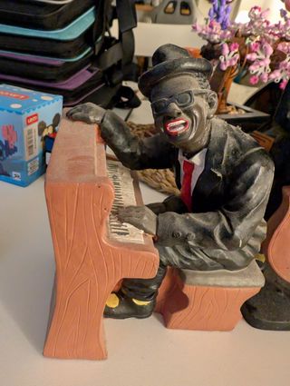 Set 3 Figuras Músicos Jazz