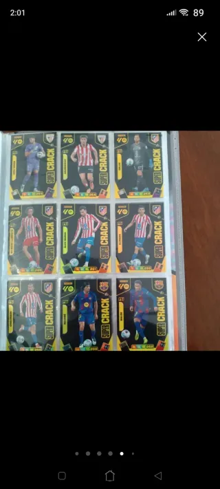 Álbum Adrenalyn XL Liga 2025/26 con 513 cartas