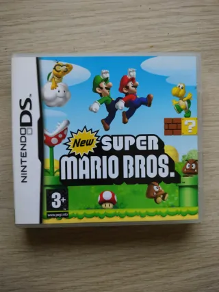 Caja y Manual New Super Mario Bros DS