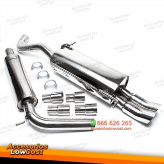 Sistema de escape de acero inoxidable TA Technix