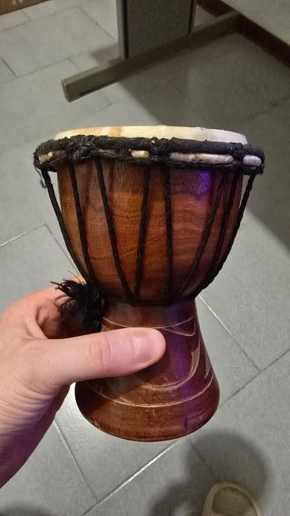 Djembe Africano Legno Pelle Artigianale