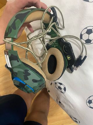 Cascos Gamer Camuflaje