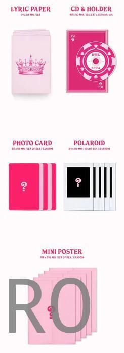 (G)I-DLE - I Feel (6th Mini Album) - Opción: Queen (naipe)