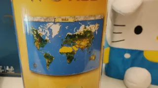 Puzle de delfines y mapamundi.