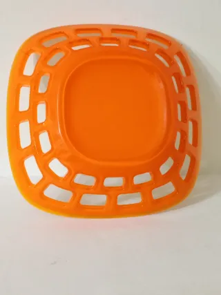 Centro tavola Guzzini bianco e arancione