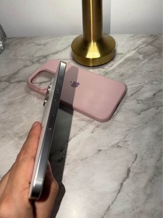 iPhone Apple Rosa y Plateado