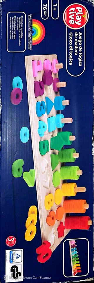 Juguete Montessori Caja Luminosa Madera