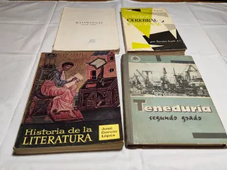 AÑOS 60 Lote 4 libros enseñanza