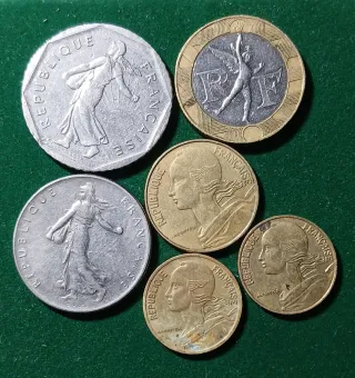6 Monedas Francia